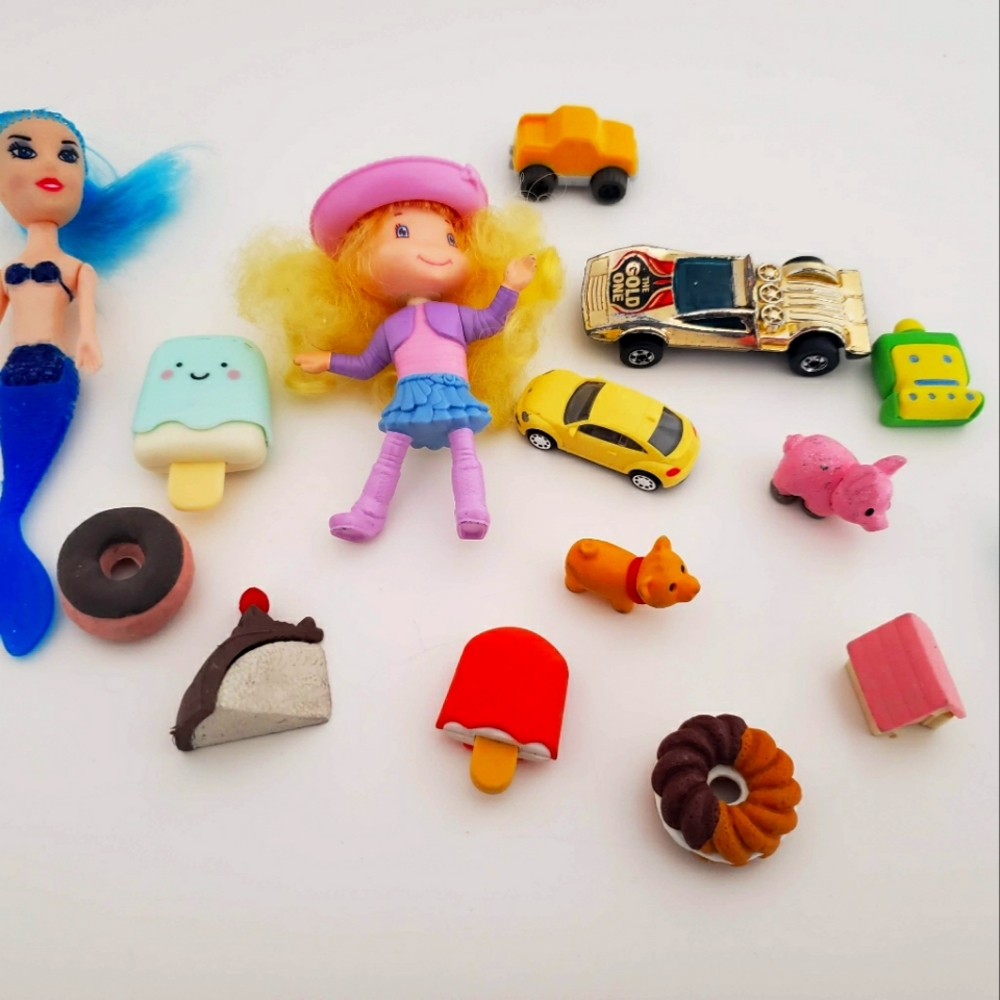 lot of mini 15 toys